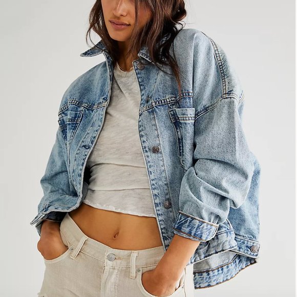 We The Free Jackets & Blazers - We The Free Opal Swing Denim Jacket